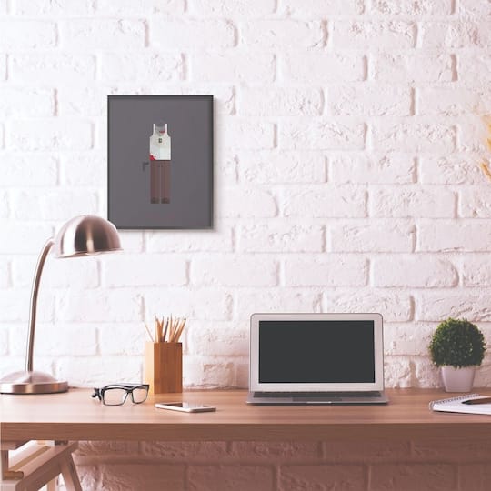 Stupell Industries Die Hard Wall Art in Black Frame